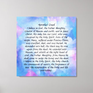 Apostles' Creed Canvas Print