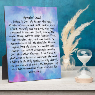 Apostles' Creed Plaque