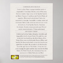 Apostles' Creed Poster
