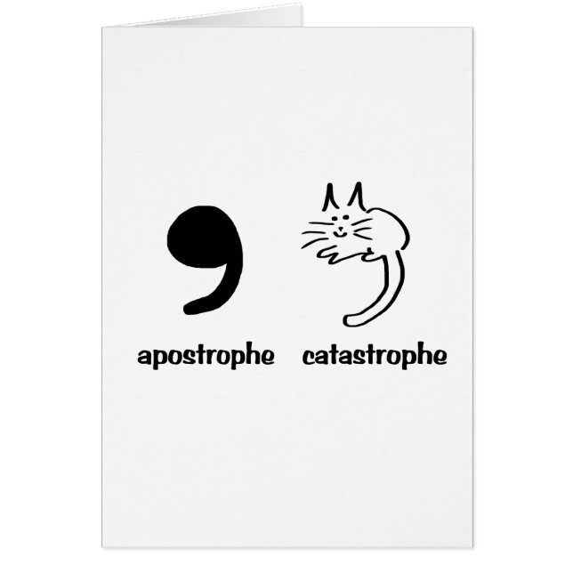 apostrophe catastrophe (Front)