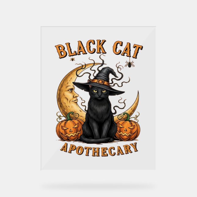 Apothecaire de chat noir - Lune de cuisine d'Hallo (Recto)