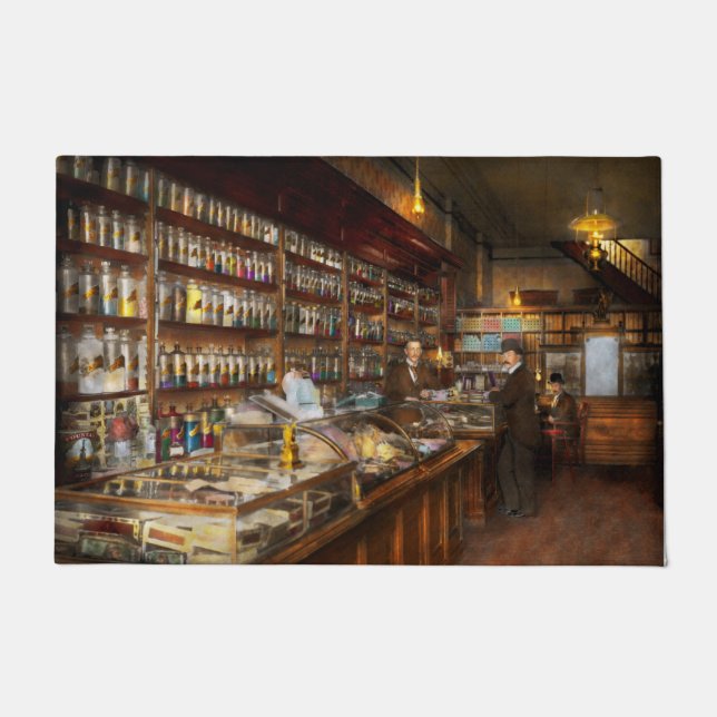 Apothecary - A vist to the chemist 1913 Doormat (Front)