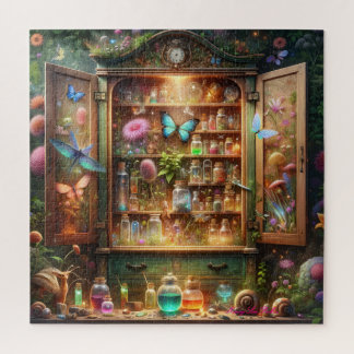 Apothecary Butterfly Cabinet Magical Potions Jigsaw Puzzle
