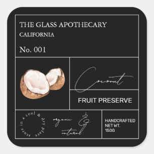 Apothecary Coconut Label