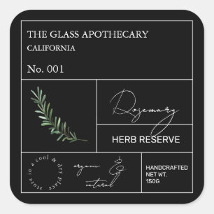 Apothecary Étiquette