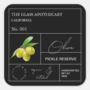 Apothecary Étiquette