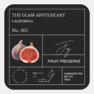 Apothecary Fig Label