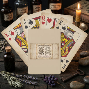 Apothecary Garden Poison Nightshade Playing Cards