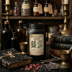 Apothecary Garden Poison Nightshade Sticker