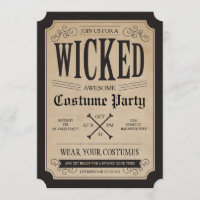 Apothecary Halloween Party Invite