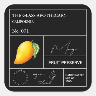 Apothecary Mango Étiquette