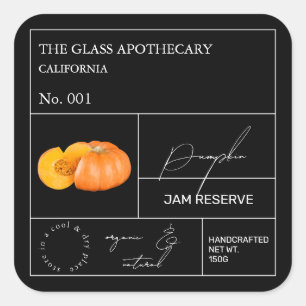 Apothecary Pumpkin Label