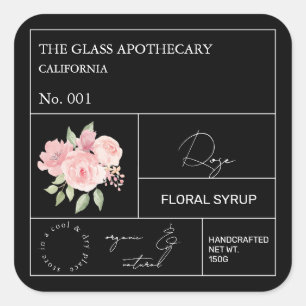 Apothecary Rose Label