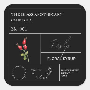 Apothecary Rosehip Étiquette