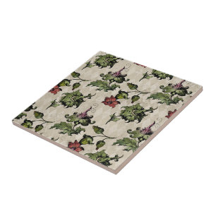 Apothecary Witch Plant Steampunk Botanical Herbs Tile