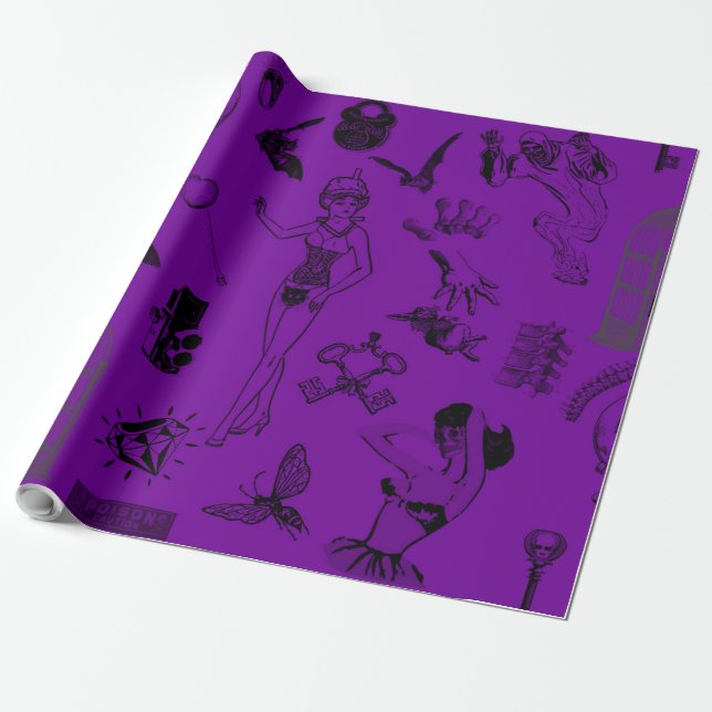 Apothecary Wrapping Paper (Unrolled)