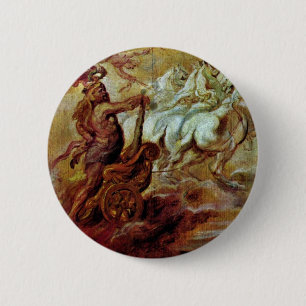 Apotheosis Of Hercules By Rubens Peter Paul 2 Inch Round Button
