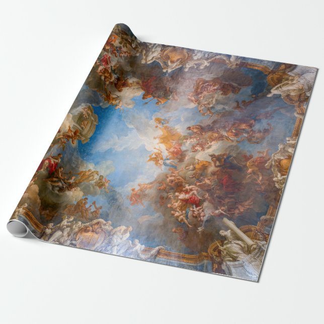 Apotheosis of Hercules in Chateau de Versailles Wrapping Paper (Unrolled)