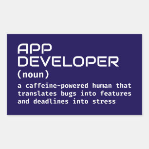 App Developer Humour Definition Sticker