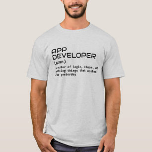 App Developer Mens T-Shirt - Funny Definition