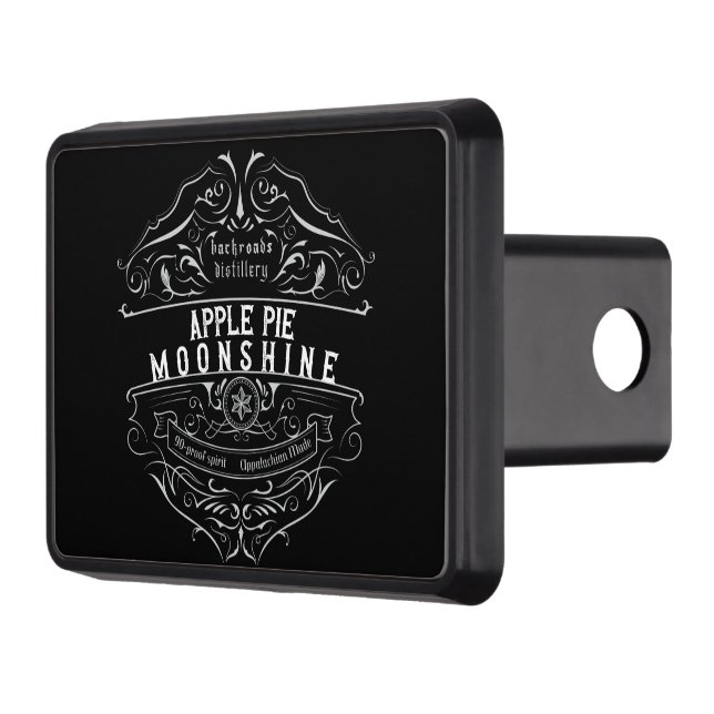 Appalachia Moonshine Label Trailer Hitch Cover (Left)