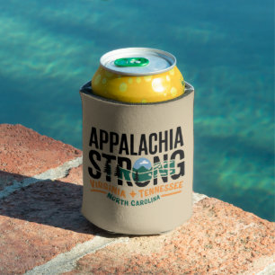 Appalachia Strong Mountain Outdoors Hiking NC Can Cooler