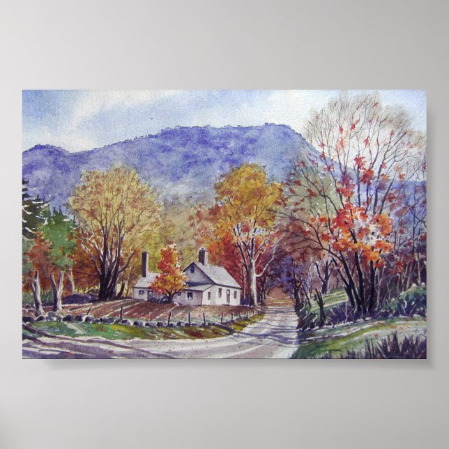 Appalachian Blue Hills-poster Poster (Front)