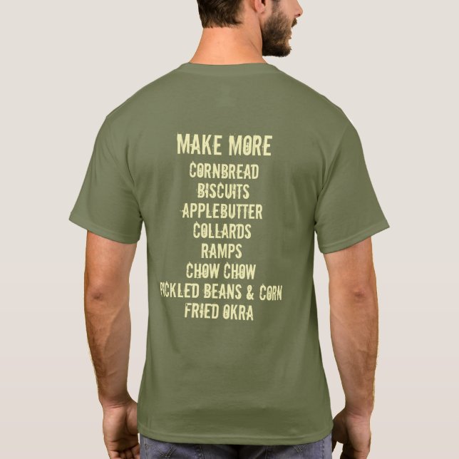 Appalachian Cook T Shirt (Back)