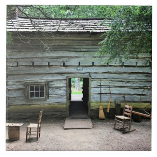 Appalachian Home at Mabry Mill, Virginia Tile