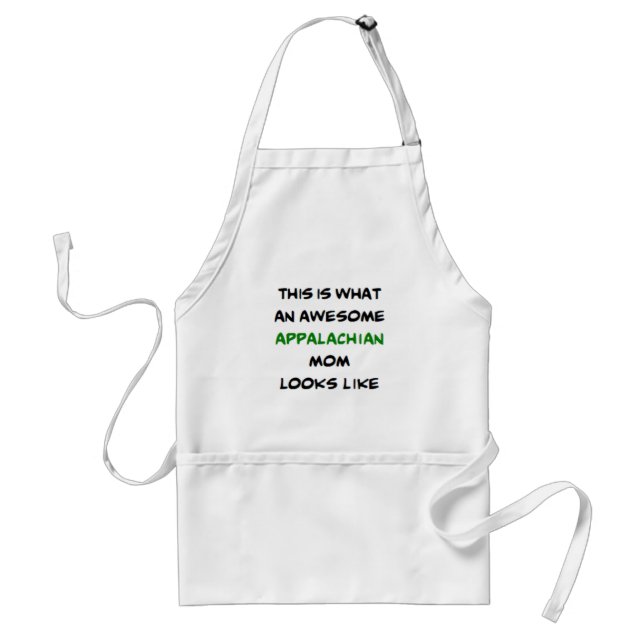 appalachian mom, awesome standard apron (Front)