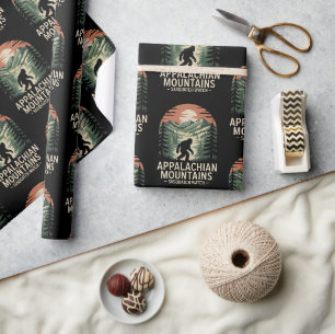 Appalachian Mountain Sasquatch Watch Wrapping  Paper