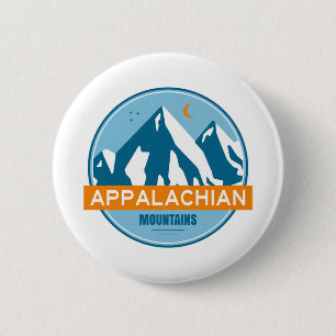 Appalachian Mountains 2 Inch Round Button