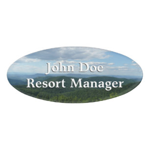 Appalachian Mountains I Shenandoah Name Tag