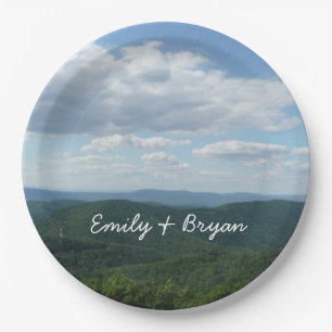 Appalachian Mountains I Shenandoah Paper Plate