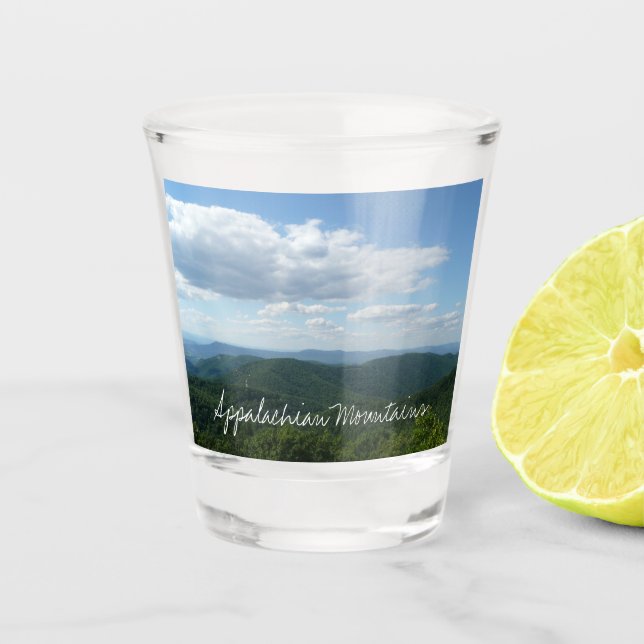 Appalachian Mountains I Shenandoah Shot Glass (Front)