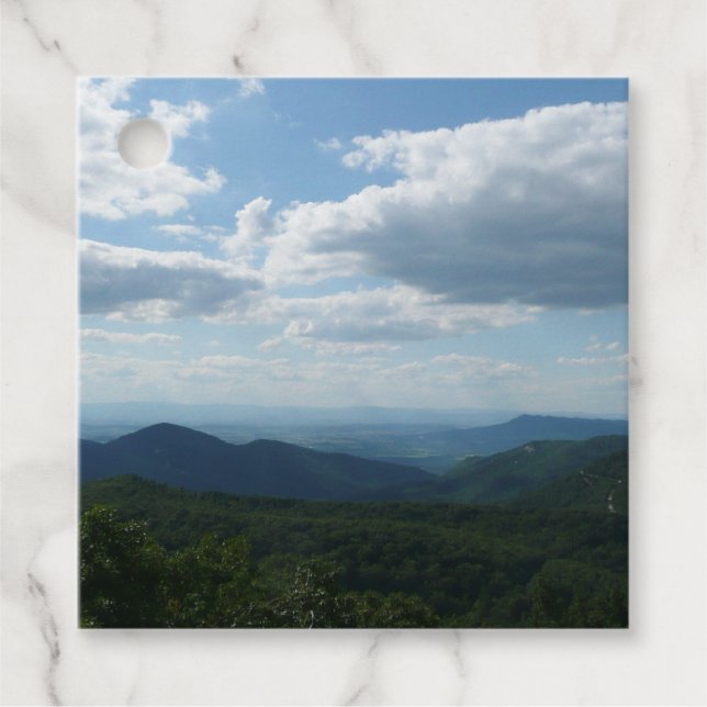 Appalachian Mountains II Shenandoah Favour Tags (Front)