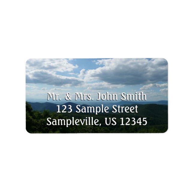 Appalachian Mountains II Shenandoah Label (Front)