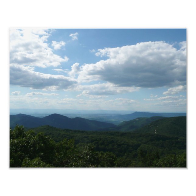 Appalachian Mountains II Shenandoah Photo Print (Front)
