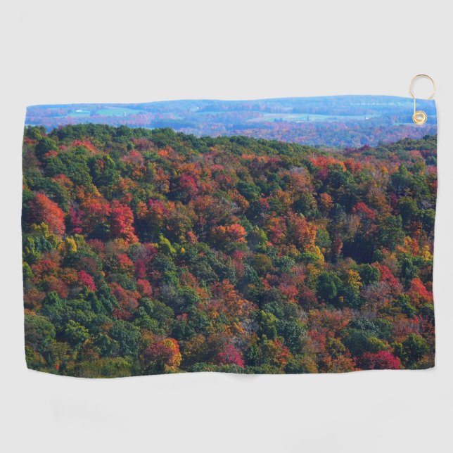 Appalachian Mountains in Fall Golf Towel (Horizontal)