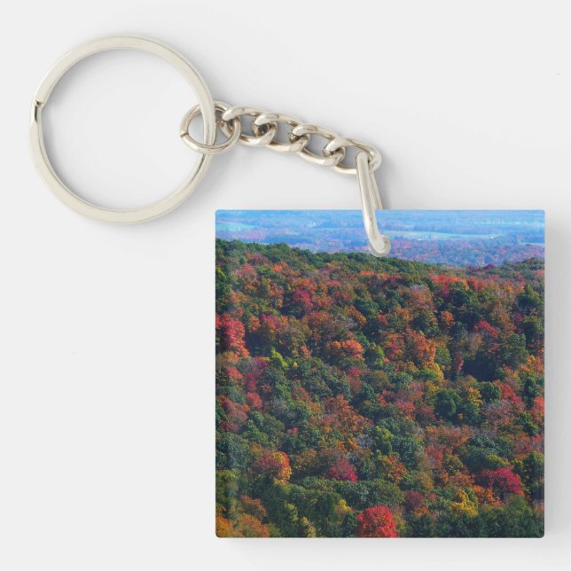 Appalachian Mountains in Fall Keychain (Front)