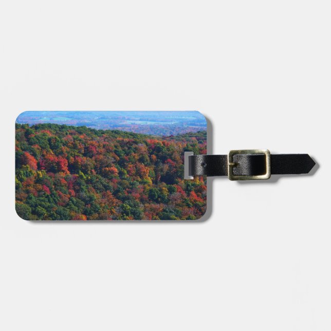Appalachian Mountains in Fall Luggage Tag (Front Horizontal)
