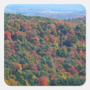 Appalachian Mountains in Fall Square Sticker