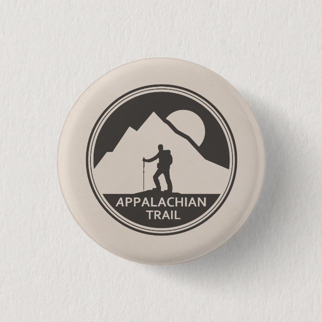 Appalachian Trail 1 Inch Round Button (Front)