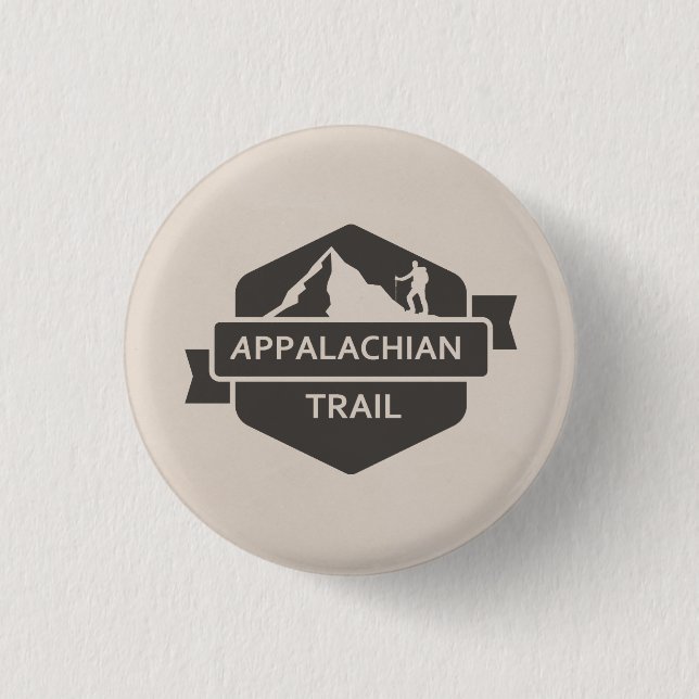 Appalachian Trail 1 Inch Round Button (Front)