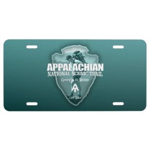 Appalachian Trail (arrowhead T) License Plate