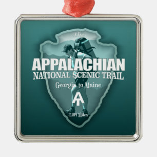 Appalachian Trail (arrowhead T) Metal Ornament