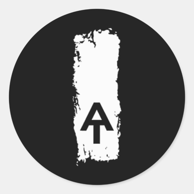 Appalachian Trail Blaze Pocket Patch  Classic Round Sticker (Front)