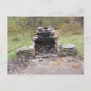 appalachian trail fall pennsylvania camp postcard