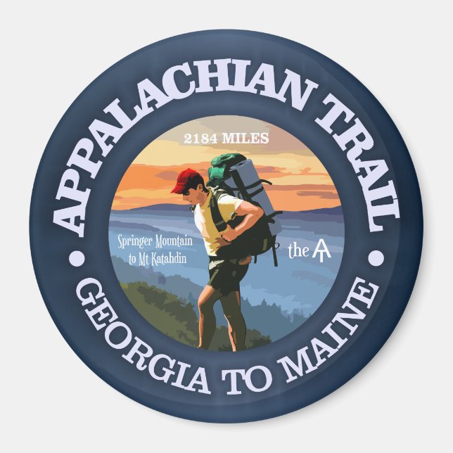 Appalachian Trail (Hiker C) Magnet (Front)