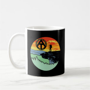 Appalachian Trail Hiker Mcafee'S Knob Hiking Coffee Mug